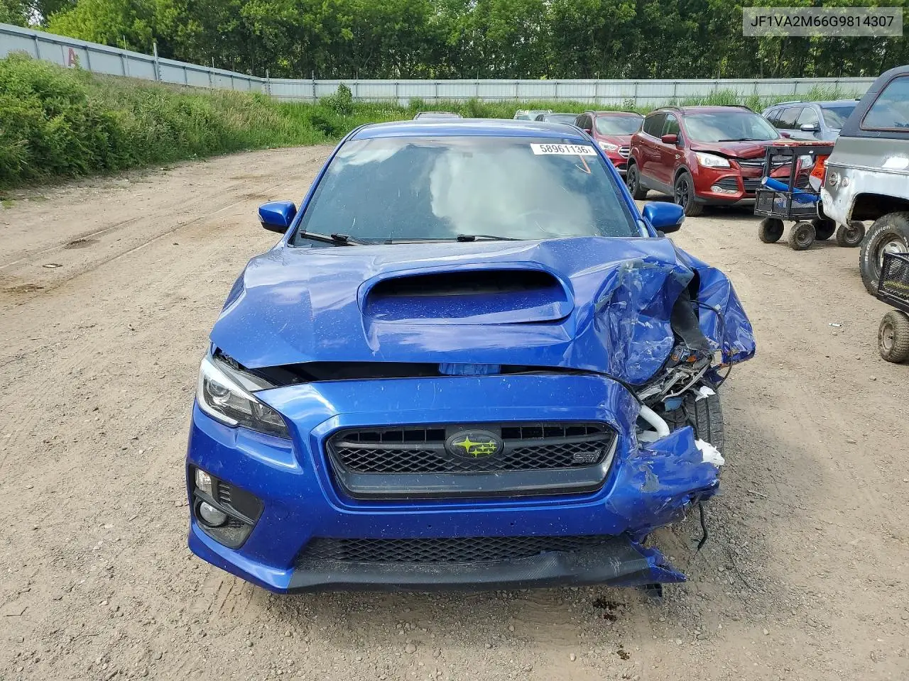 2016 Subaru Wrx Sti VIN: JF1VA2M66G9814307 Lot: 58961136