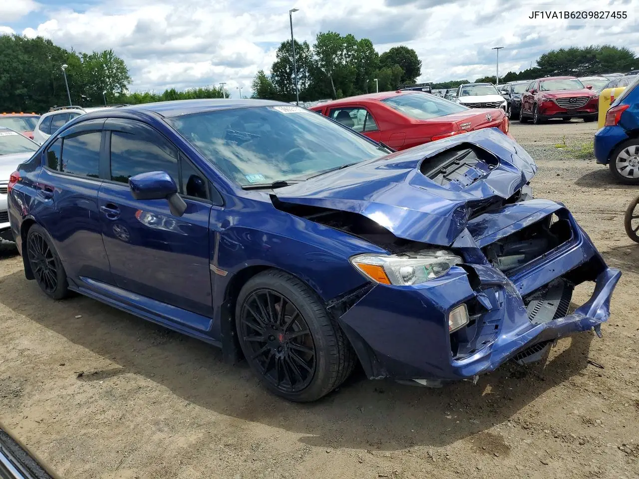2016 Subaru Wrx VIN: JF1VA1B62G9827455 Lot: 59655136