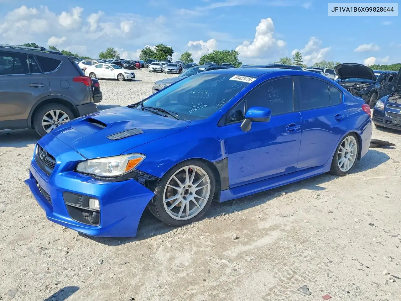 2016 Subaru Wrx VIN: JF1VA1B6XG9828644 Lot: 60403616