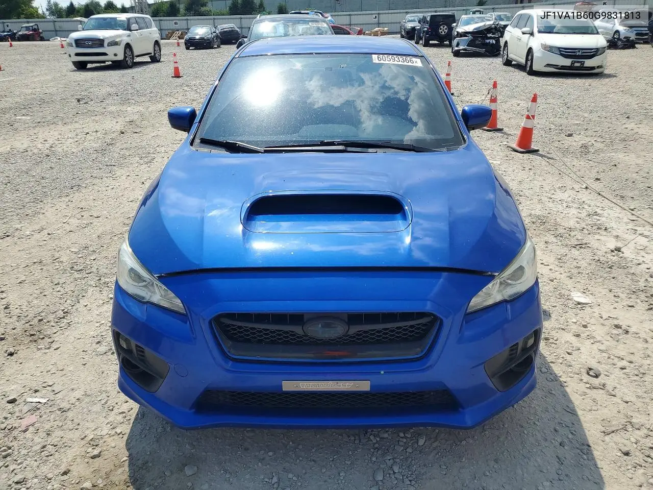 2016 Subaru Wrx VIN: JF1VA1B60G9831813 Lot: 60593366