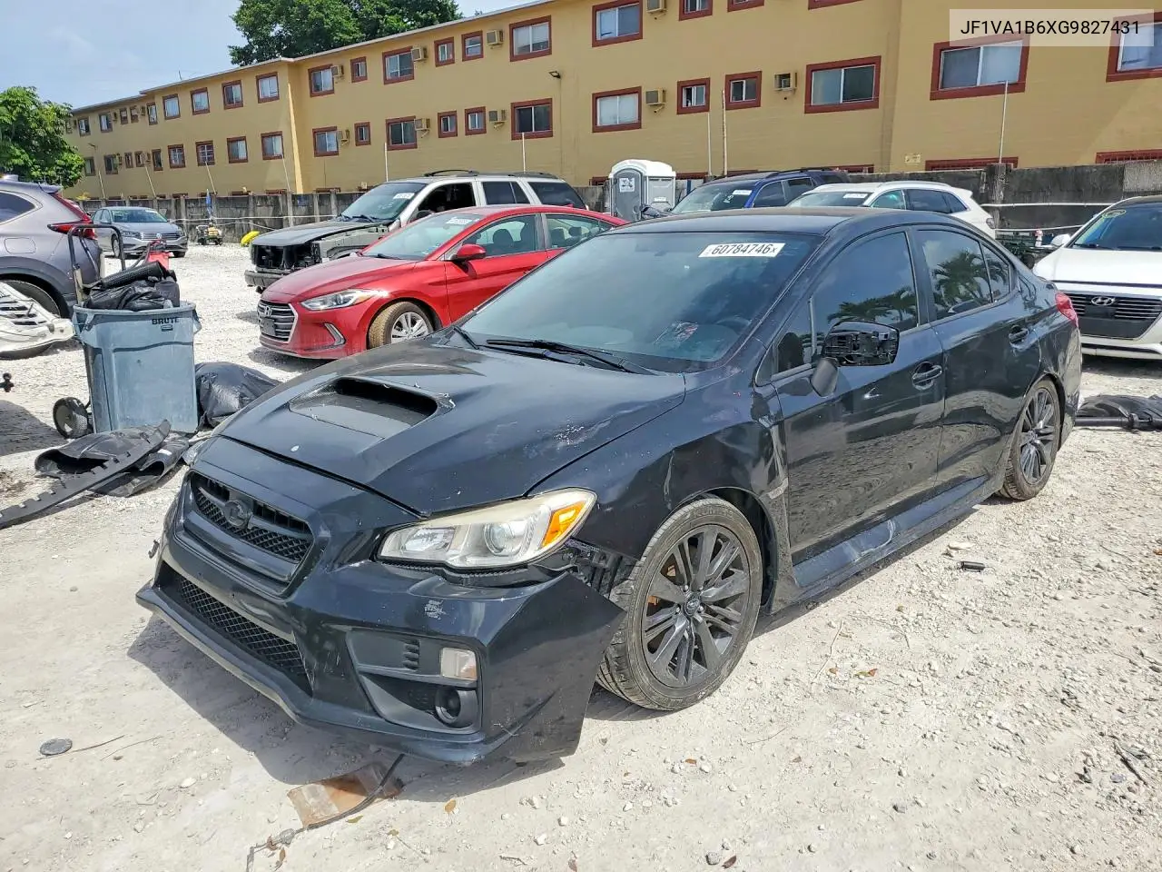 2016 Subaru Wrx VIN: JF1VA1B6XG9827431 Lot: 60784746