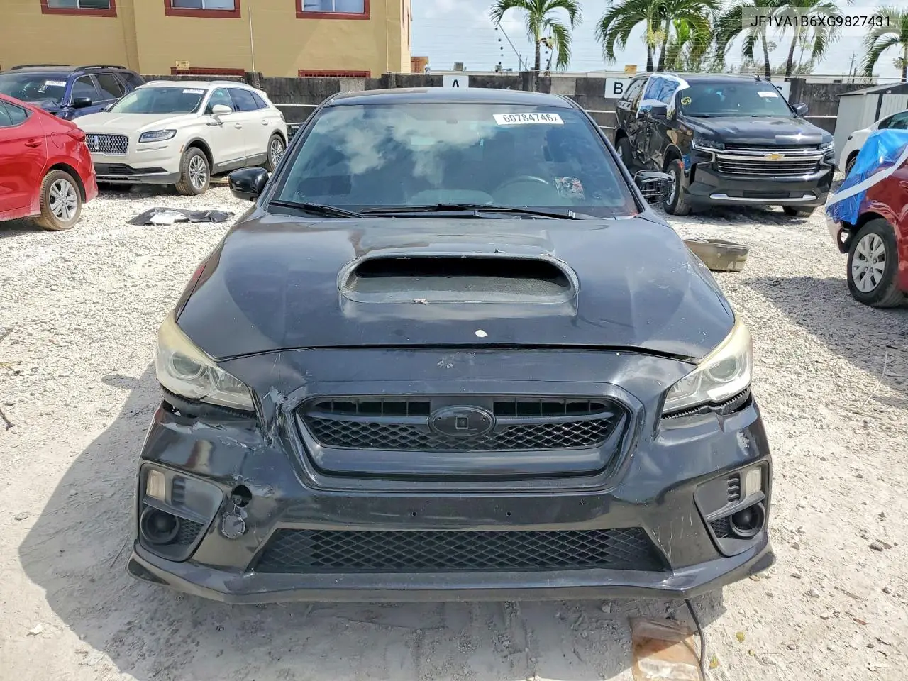 2016 Subaru Wrx VIN: JF1VA1B6XG9827431 Lot: 60784746