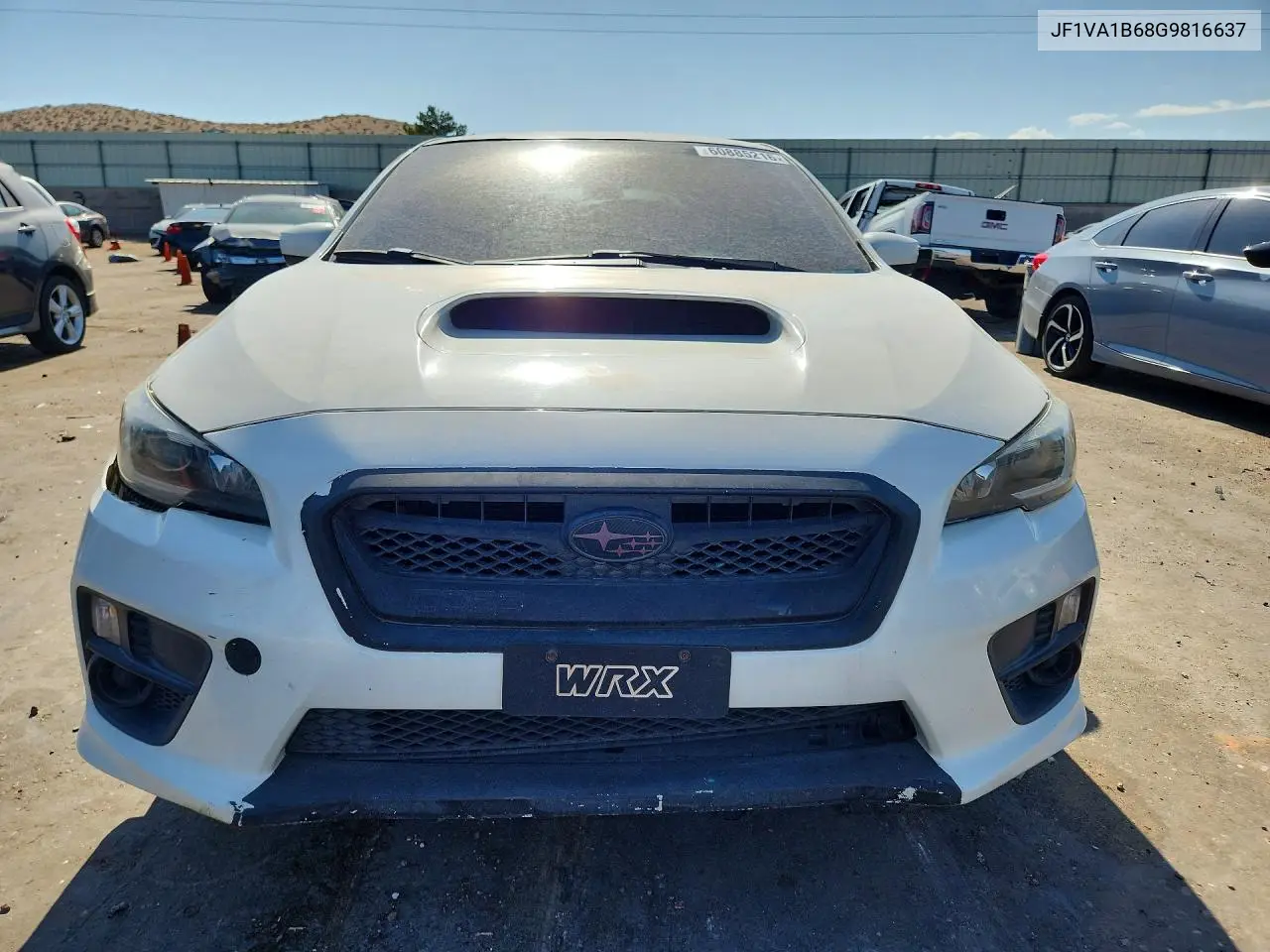 2016 Subaru Wrx VIN: JF1VA1B68G9816637 Lot: 60885216