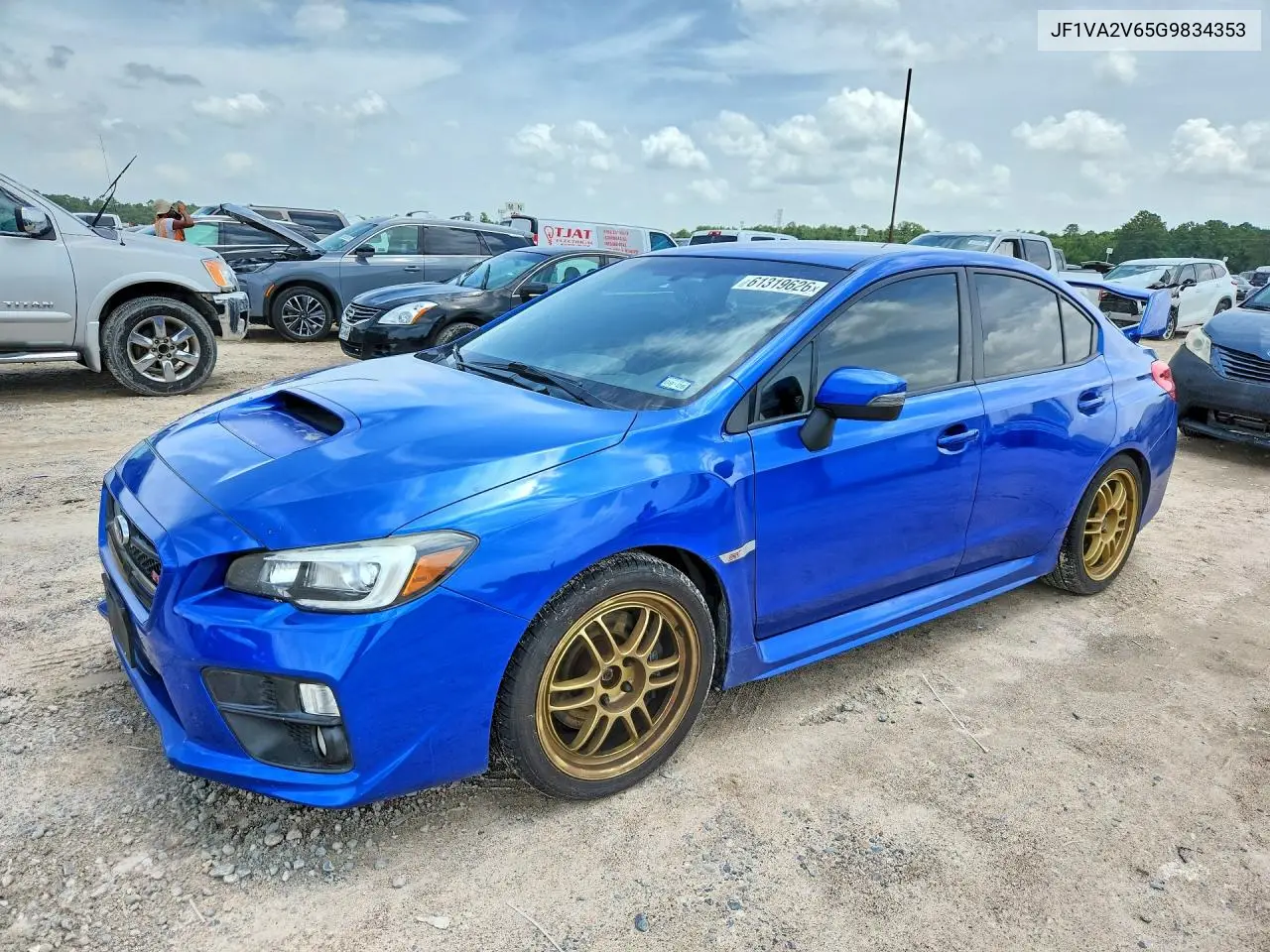 2016 Subaru Wrx Sti VIN: JF1VA2V65G9834353 Lot: 61319626