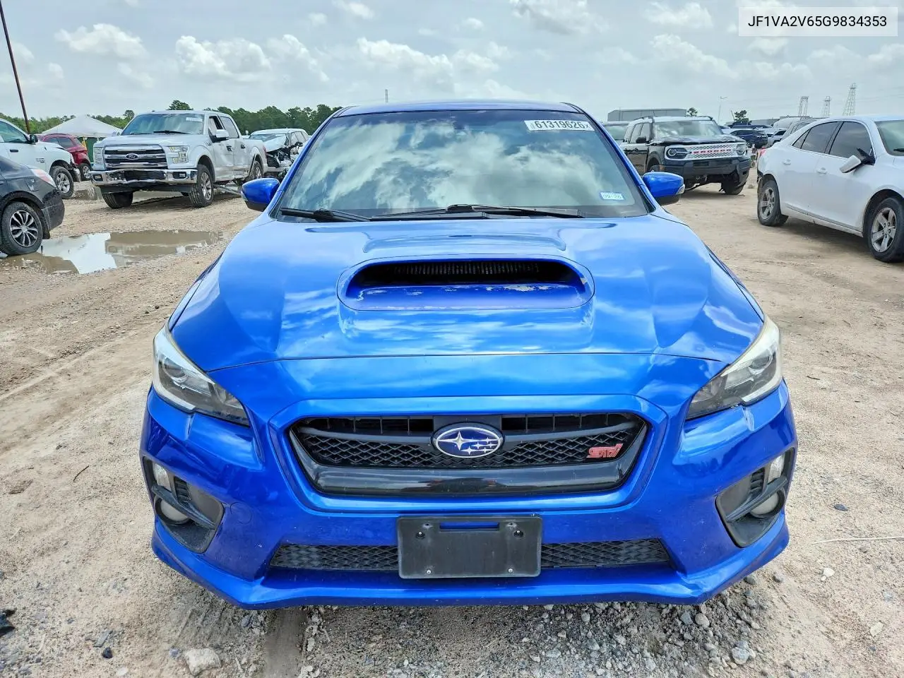 2016 Subaru Wrx Sti VIN: JF1VA2V65G9834353 Lot: 61319626