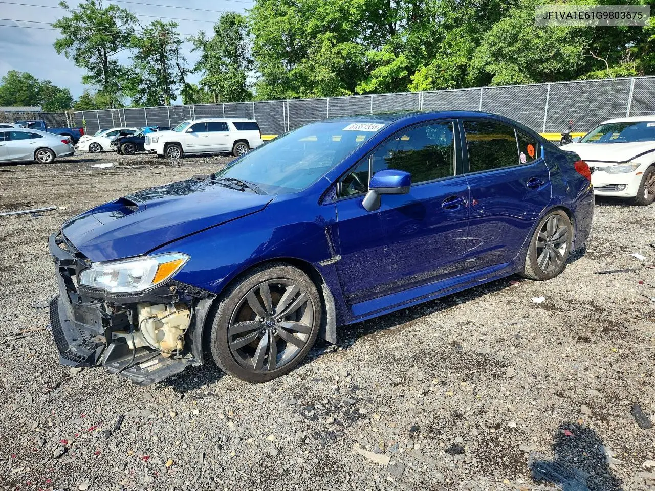 2016 Subaru Wrx Premium VIN: JF1VA1E61G9803675 Lot: 61351536