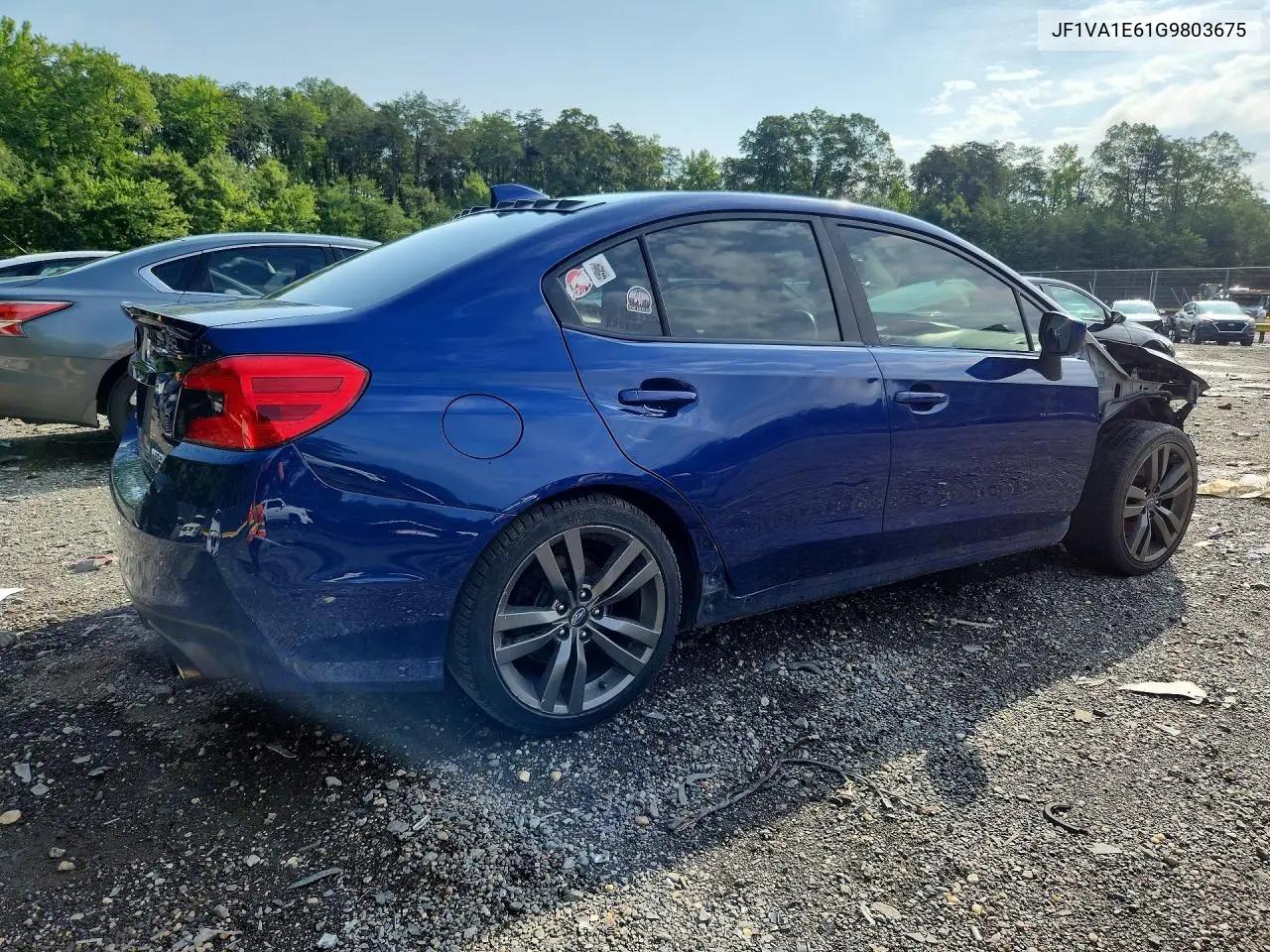 2016 Subaru Wrx Premium VIN: JF1VA1E61G9803675 Lot: 61351536