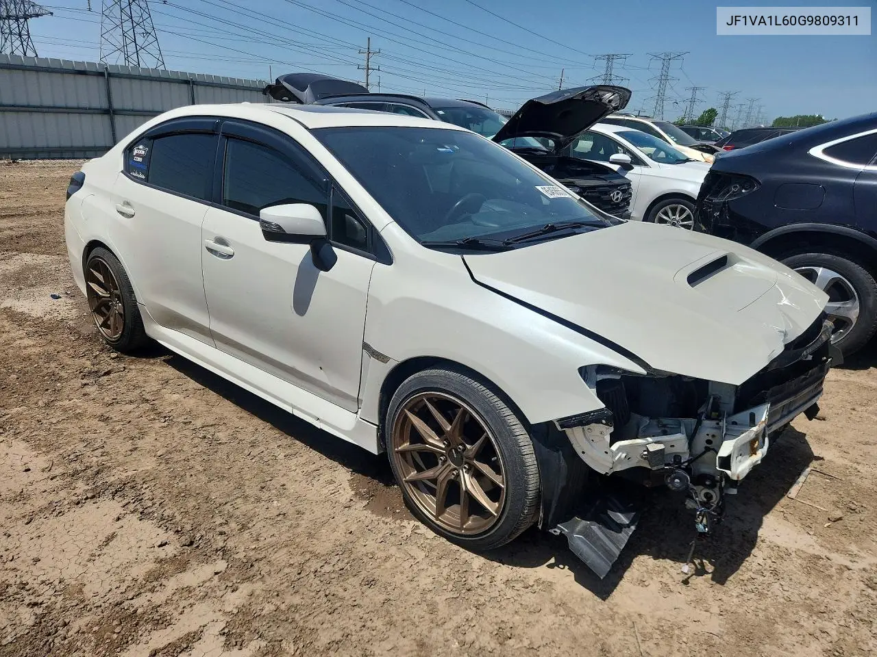 2016 Subaru Wrx Limited VIN: JF1VA1L60G9809311 Lot: 85458655