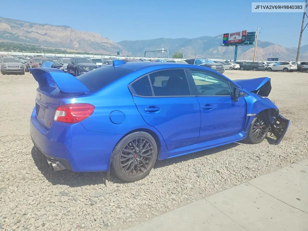 2017 Subaru Wrx Sti VIN: JF1VA2V69H9840383 Lot: 58198446