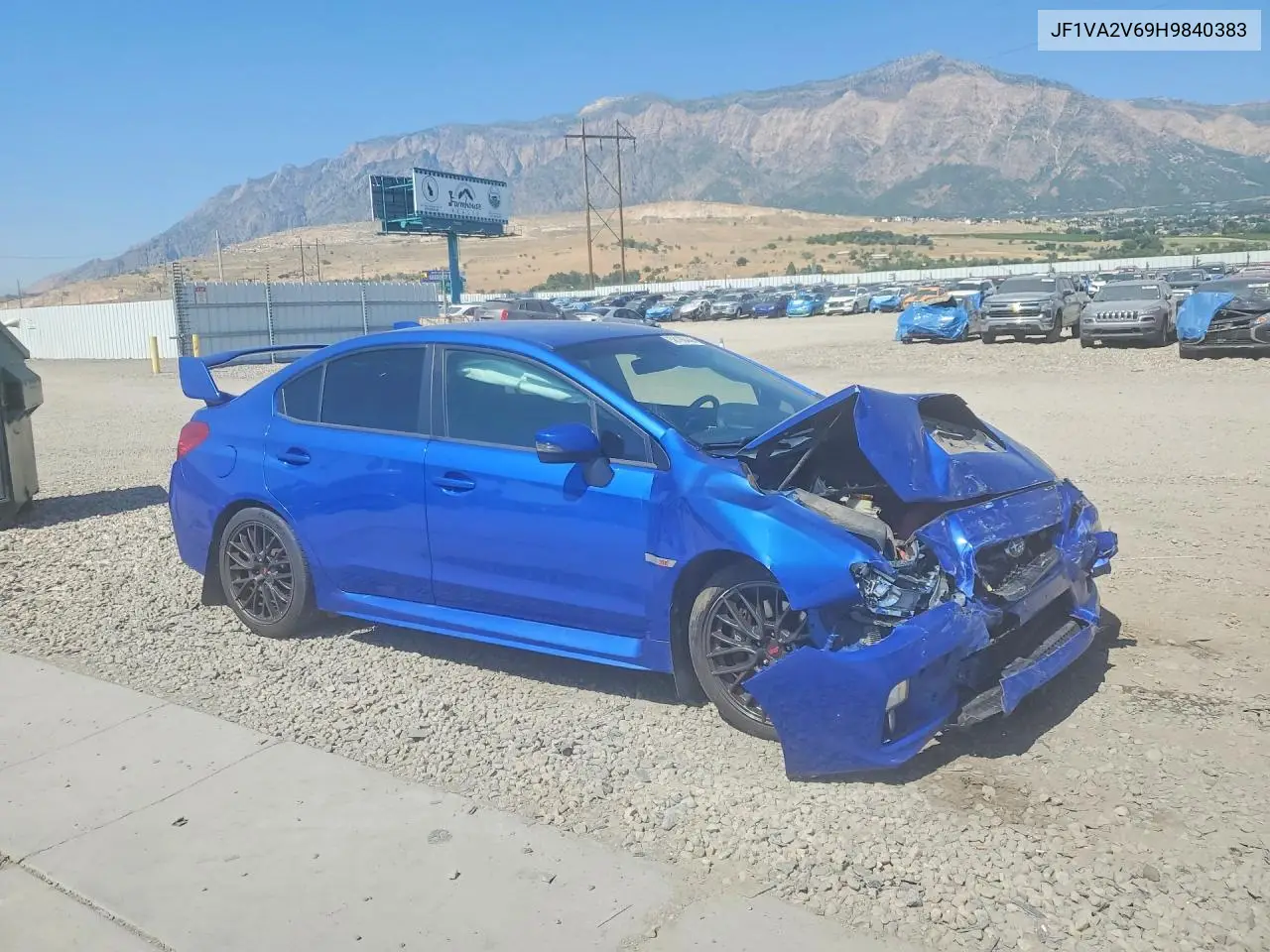 2017 Subaru Wrx Sti VIN: JF1VA2V69H9840383 Lot: 58198446