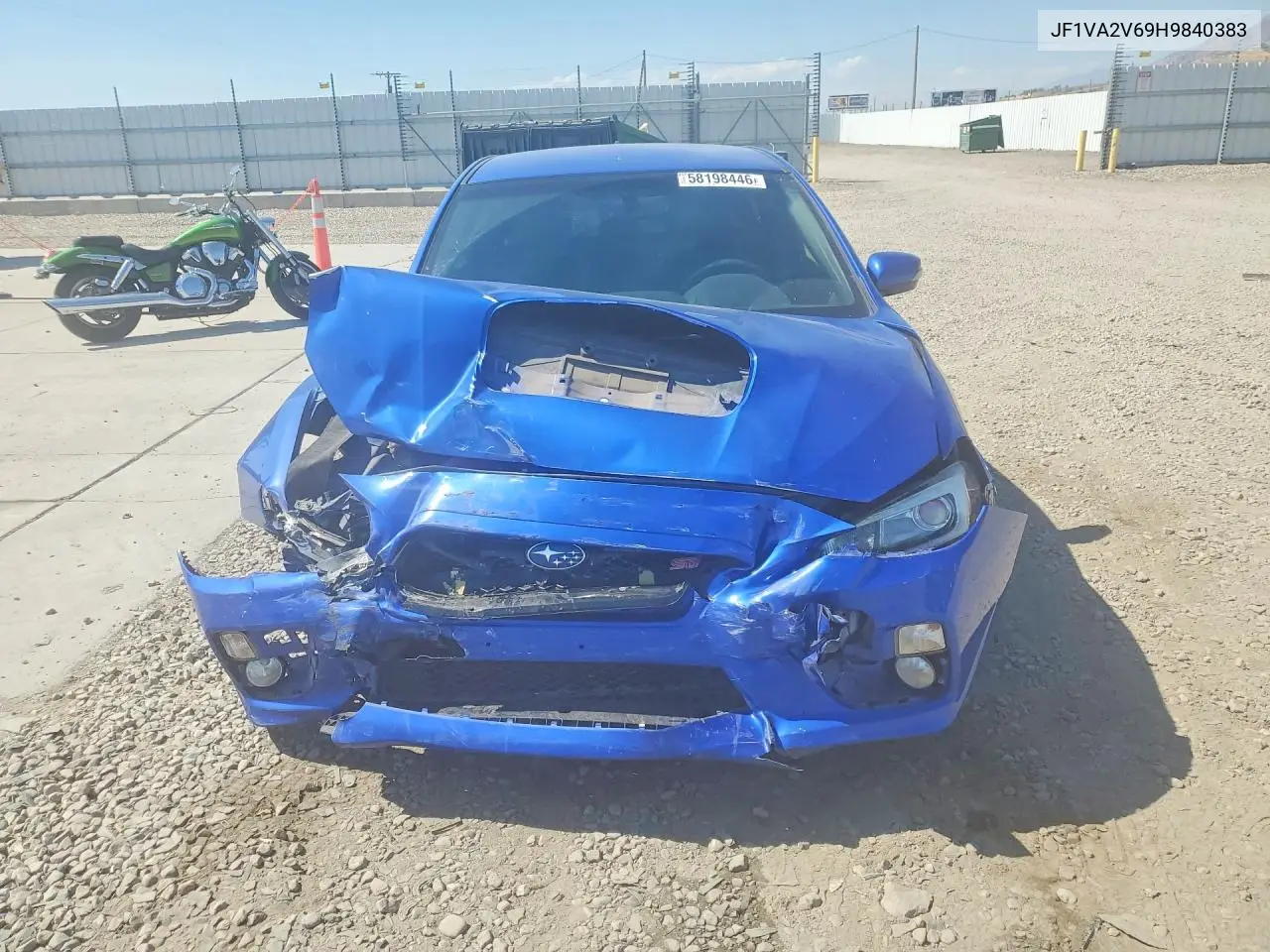 2017 Subaru Wrx Sti VIN: JF1VA2V69H9840383 Lot: 58198446