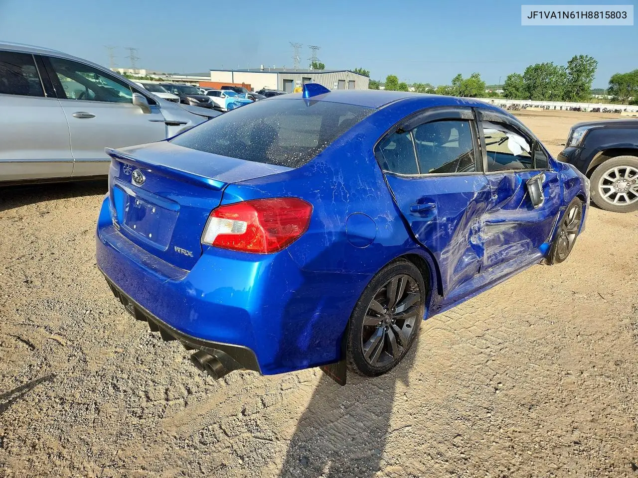 2017 Subaru Wrx Limited VIN: JF1VA1N61H8815803 Lot: 59266426