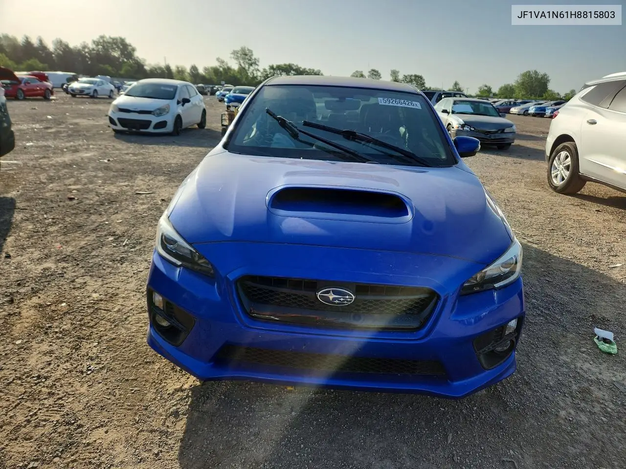 2017 Subaru Wrx Limited VIN: JF1VA1N61H8815803 Lot: 59266426