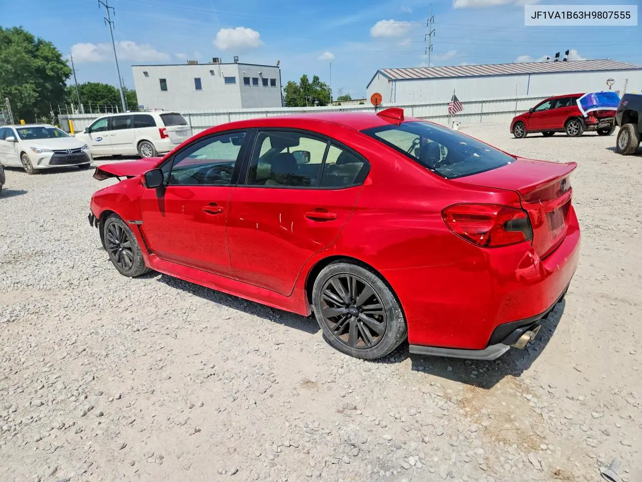 2017 Subaru Wrx VIN: JF1VA1B63H9807555 Lot: 59801976