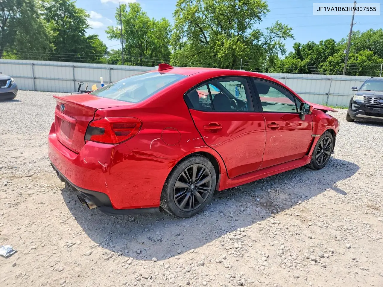 2017 Subaru Wrx VIN: JF1VA1B63H9807555 Lot: 59801976