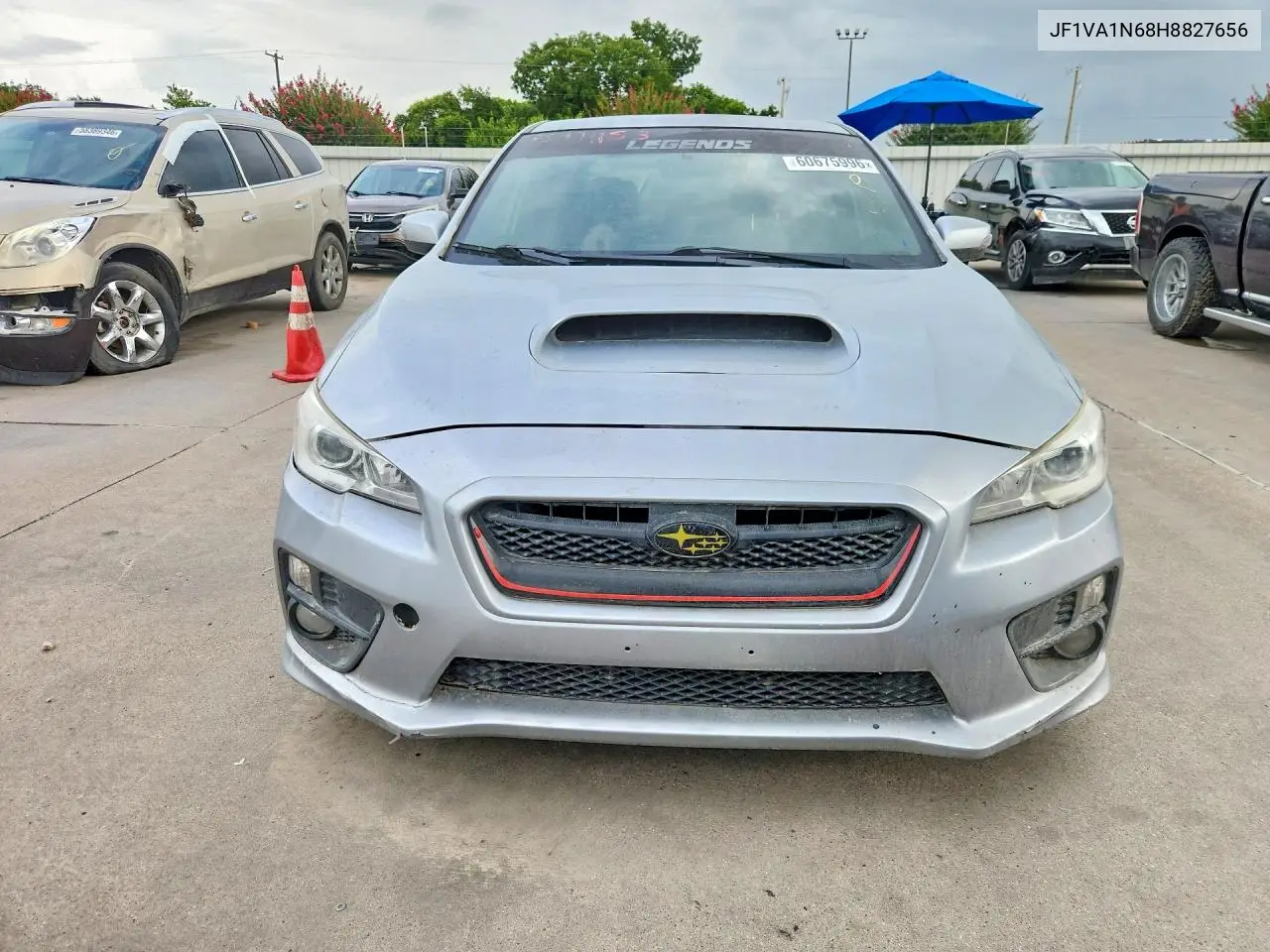 2017 Subaru Wrx Limited VIN: JF1VA1N68H8827656 Lot: 60675996