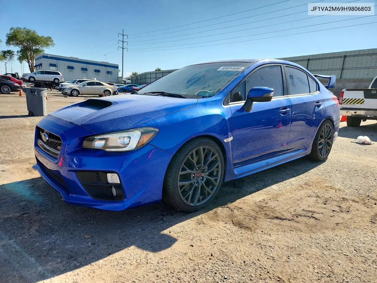 2017 Subaru Wrx Sti VIN: JF1VA2M69H9806803 Lot: 60684686