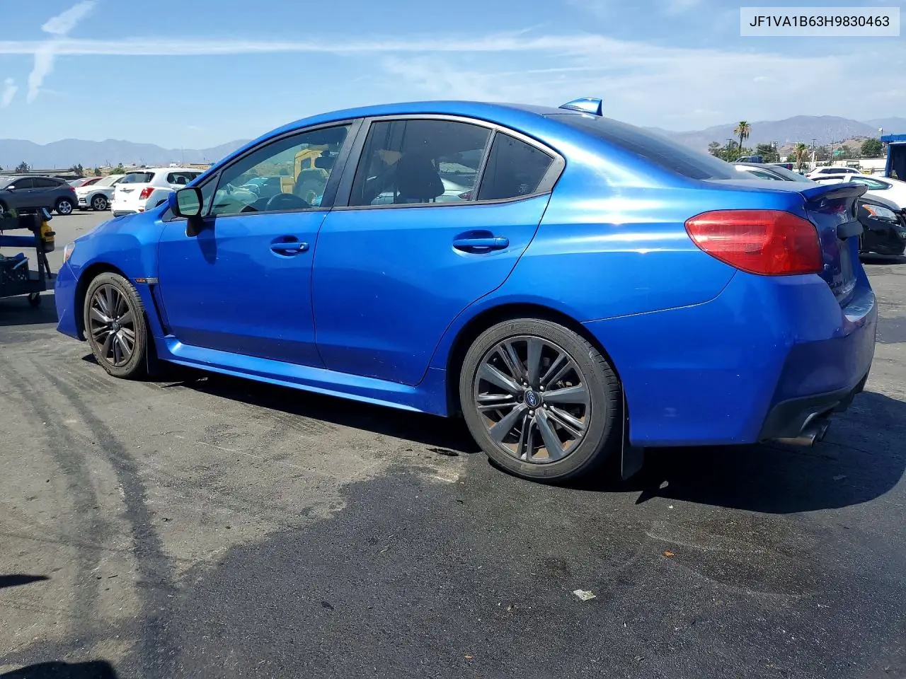 2017 Subaru Wrx VIN: JF1VA1B63H9830463 Lot: 61518036