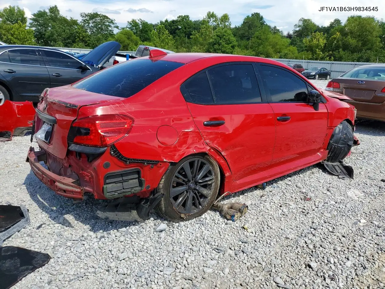 2017 Subaru Wrx VIN: JF1VA1B63H9834545 Lot: 61768116