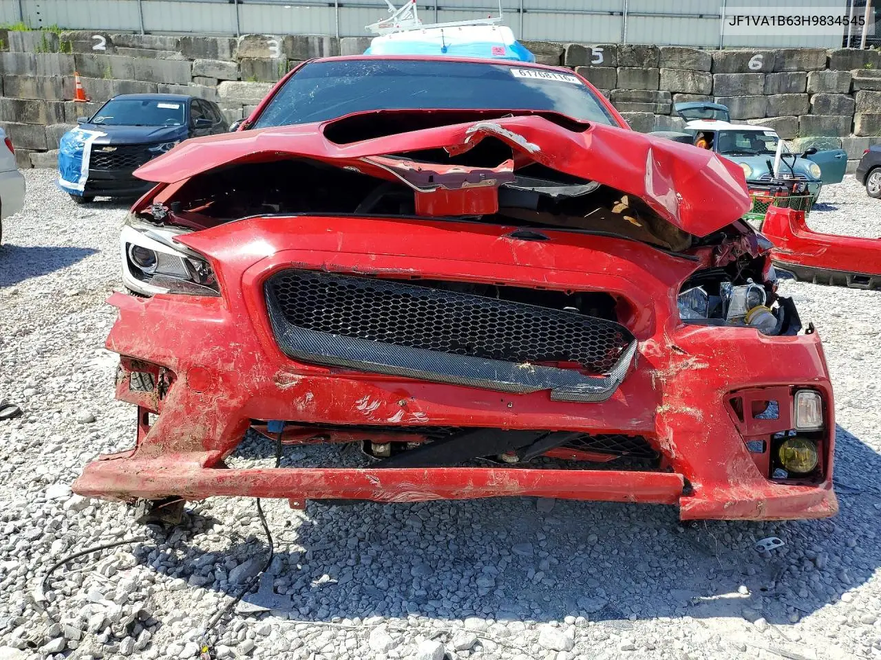 2017 Subaru Wrx VIN: JF1VA1B63H9834545 Lot: 61768116