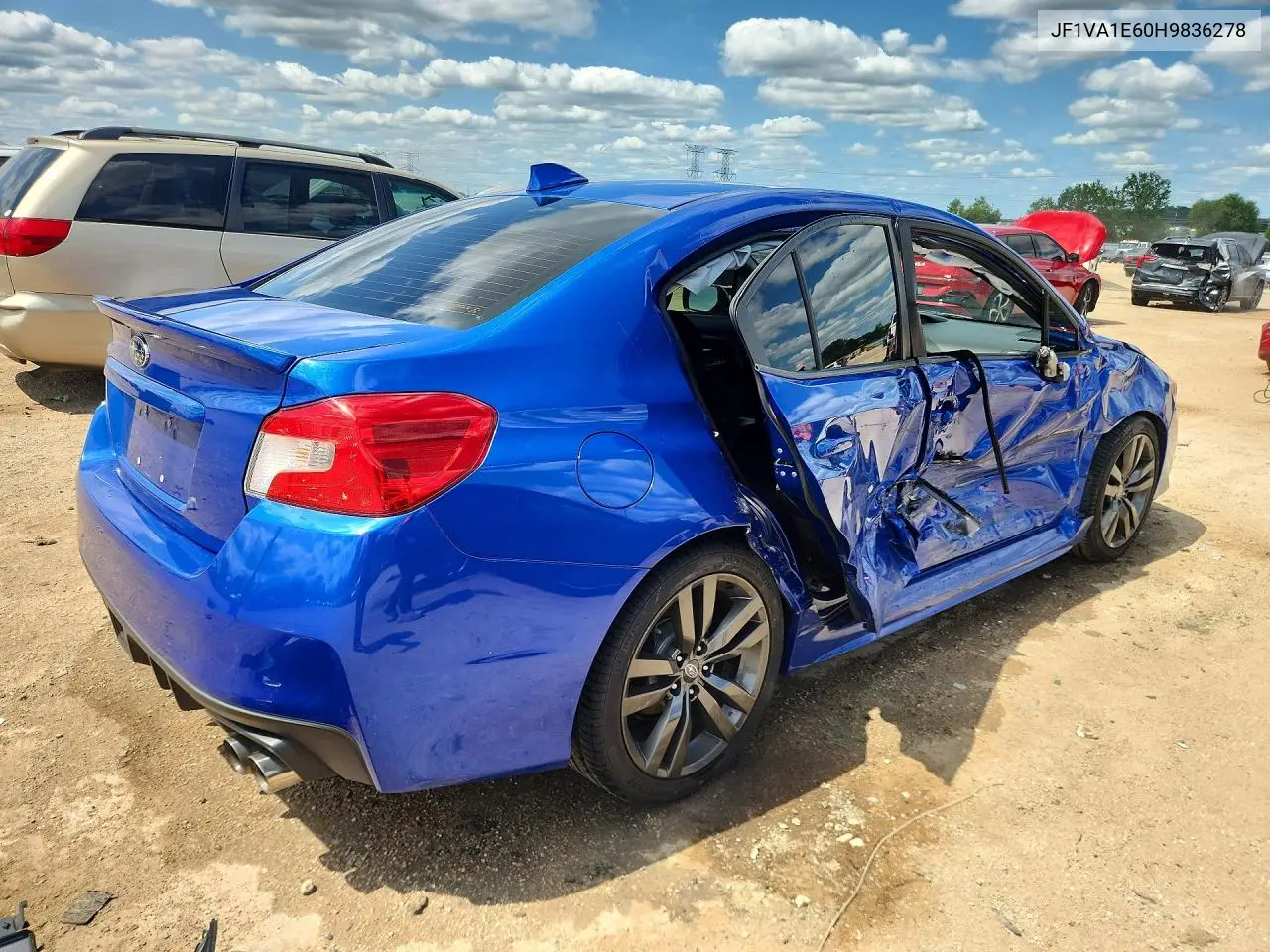 2017 Subaru Wrx Premium VIN: JF1VA1E60H9836278 Lot: 62049236