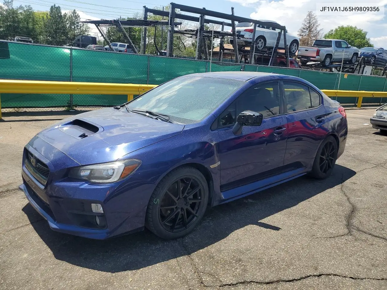 2017 Subaru Wrx Limited VIN: JF1VA1J65H9809356 Lot: 62355686