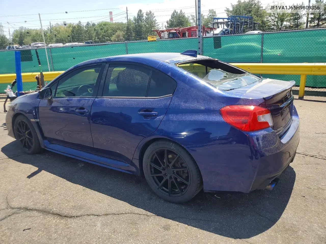 2017 Subaru Wrx Limited VIN: JF1VA1J65H9809356 Lot: 62355686
