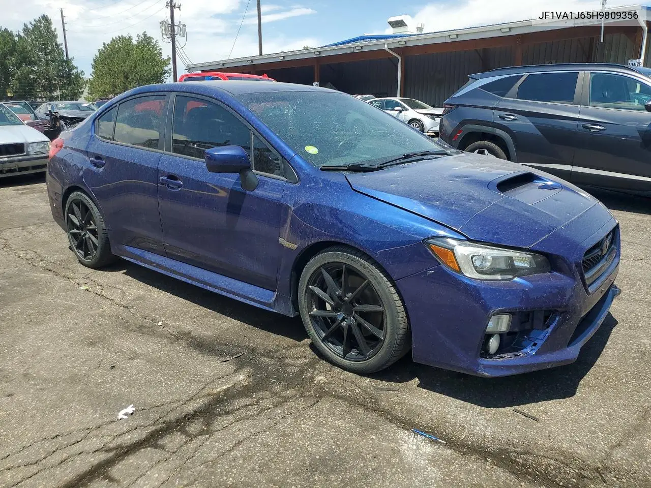2017 Subaru Wrx Limited VIN: JF1VA1J65H9809356 Lot: 62355686