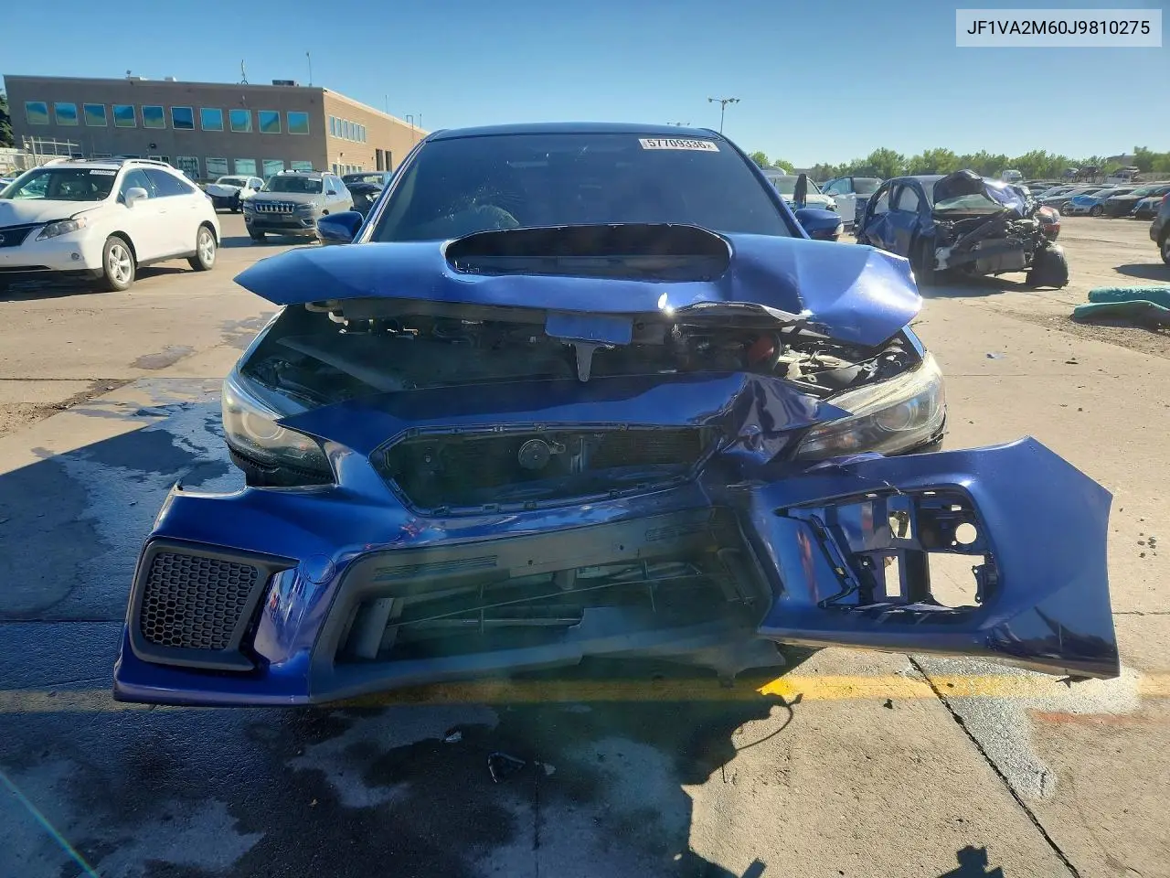 2018 Subaru Wrx Sti VIN: JF1VA2M60J9810275 Lot: 57709336
