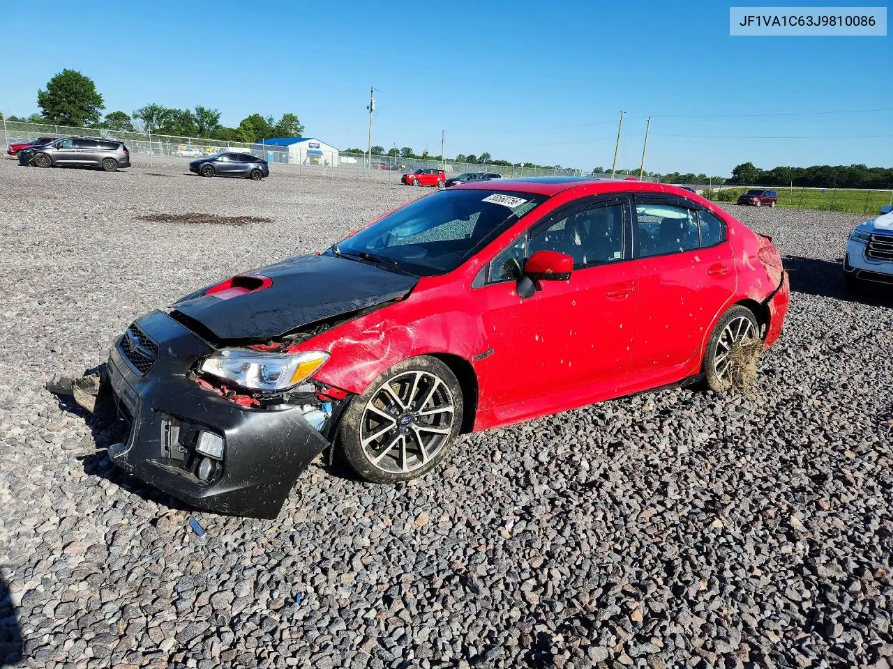 2018 Subaru Wrx Premium VIN: JF1VA1C63J9810086 Lot: 58560756