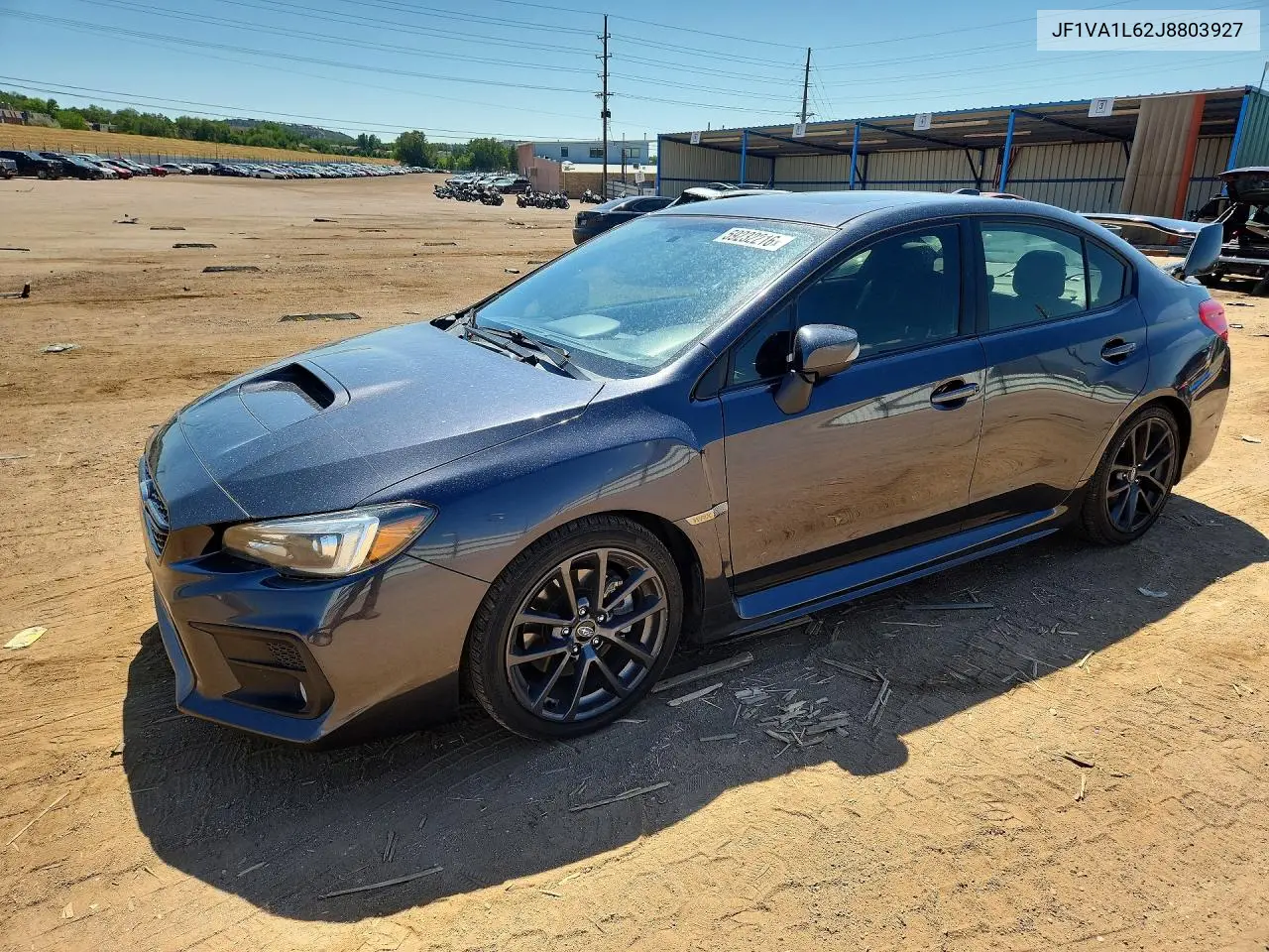 2018 Subaru Wrx Limited VIN: JF1VA1L62J8803927 Lot: 59232216