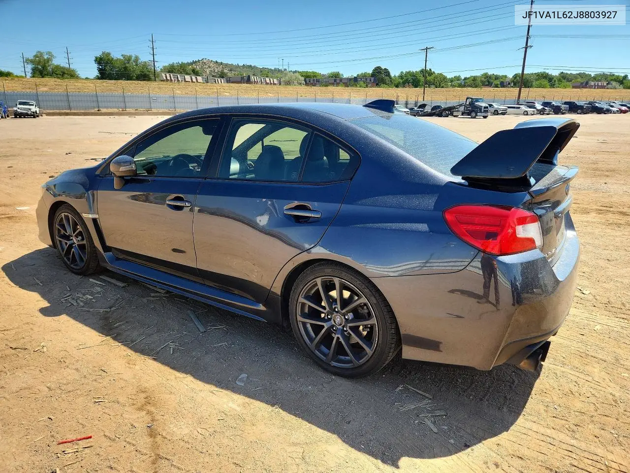 2018 Subaru Wrx Limited VIN: JF1VA1L62J8803927 Lot: 59232216