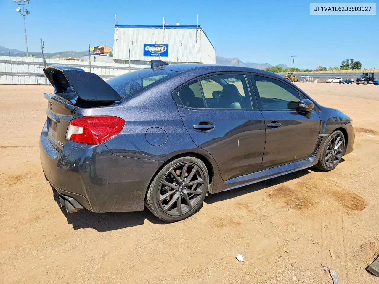 2018 Subaru Wrx Limited VIN: JF1VA1L62J8803927 Lot: 59232216