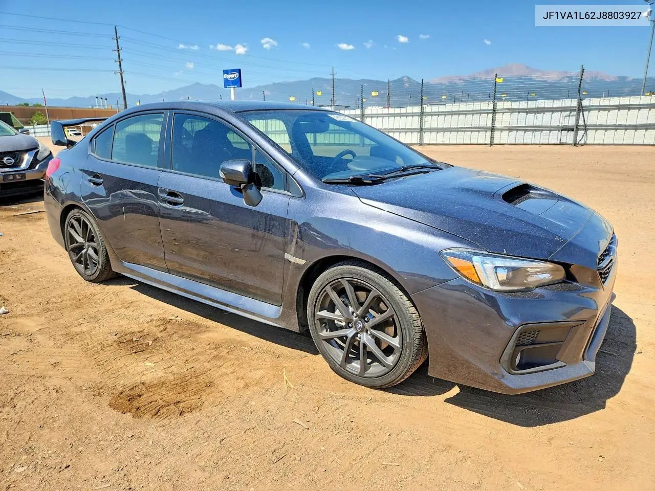 2018 Subaru Wrx Limited VIN: JF1VA1L62J8803927 Lot: 59232216