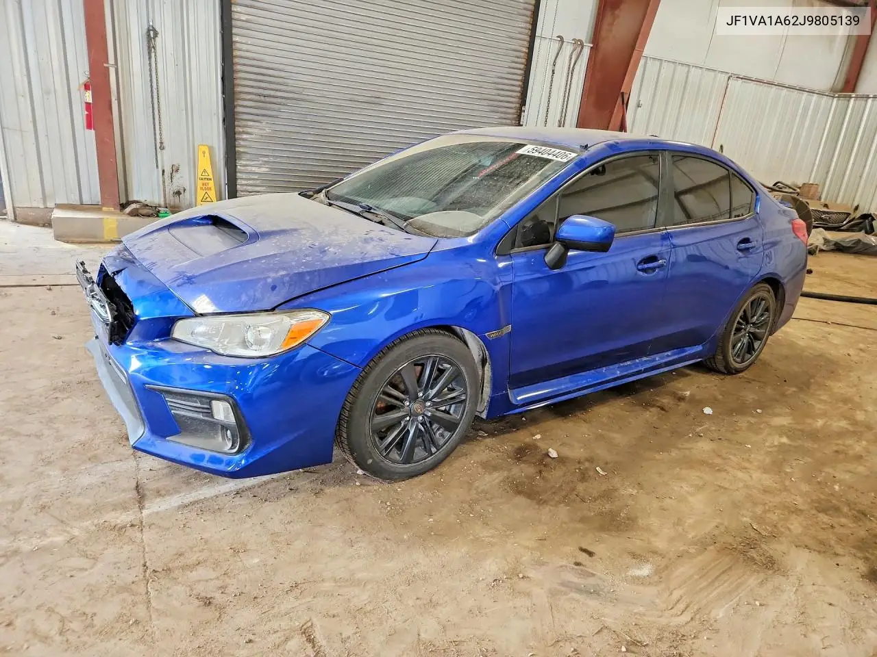 2018 Subaru Wrx VIN: JF1VA1A62J9805139 Lot: 59404406
