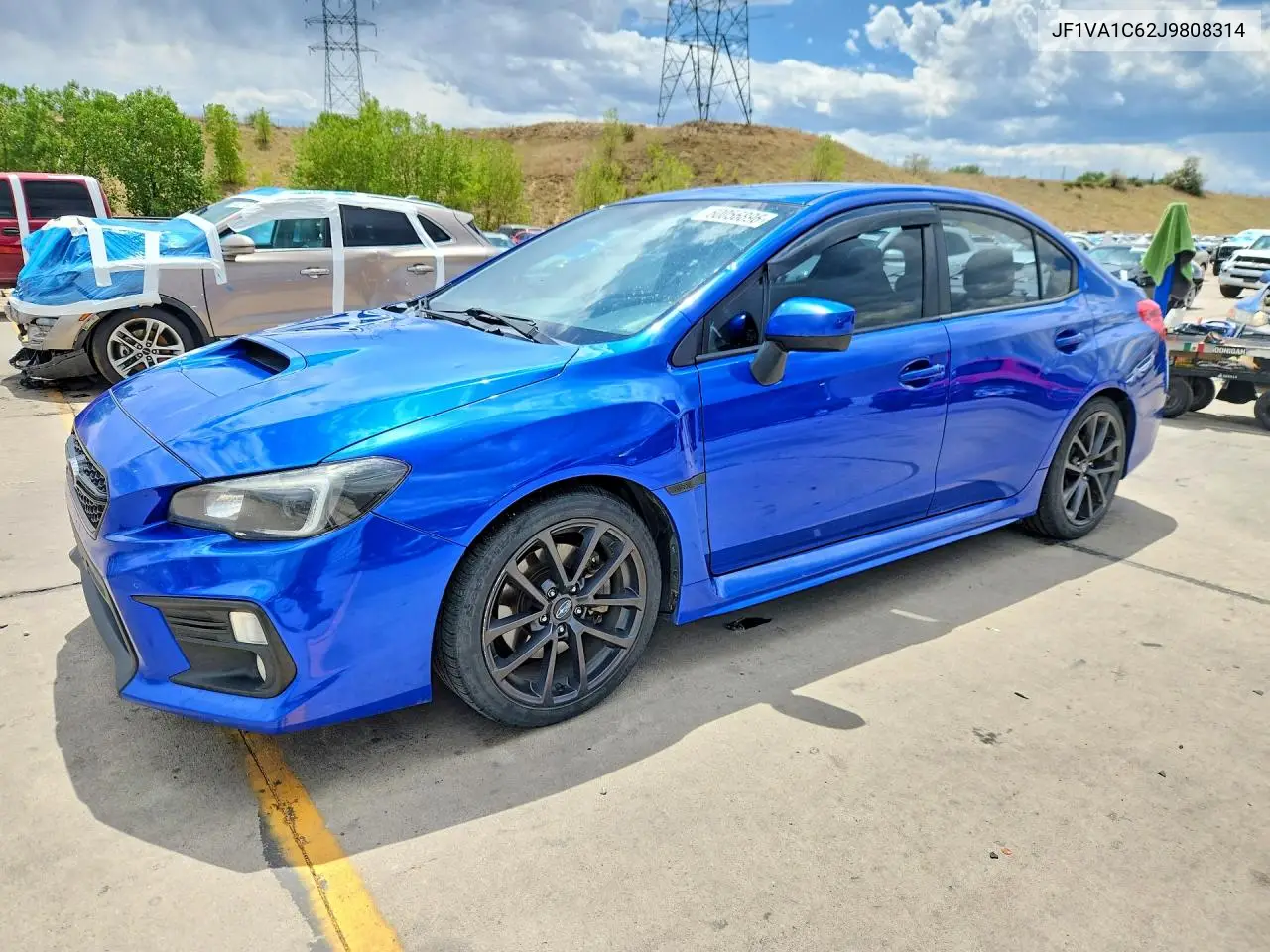 2018 Subaru Wrx Premium VIN: JF1VA1C62J9808314 Lot: 60056896