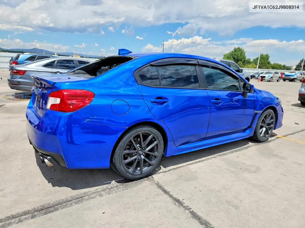 2018 Subaru Wrx Premium VIN: JF1VA1C62J9808314 Lot: 60056896