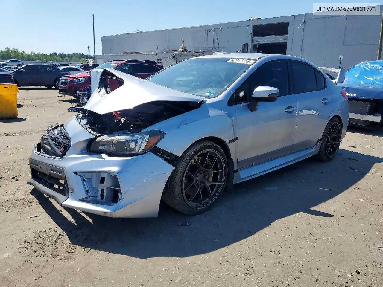 2018 Subaru Wrx Sti VIN: JF1VA2M67J9831771 Lot: 60412356
