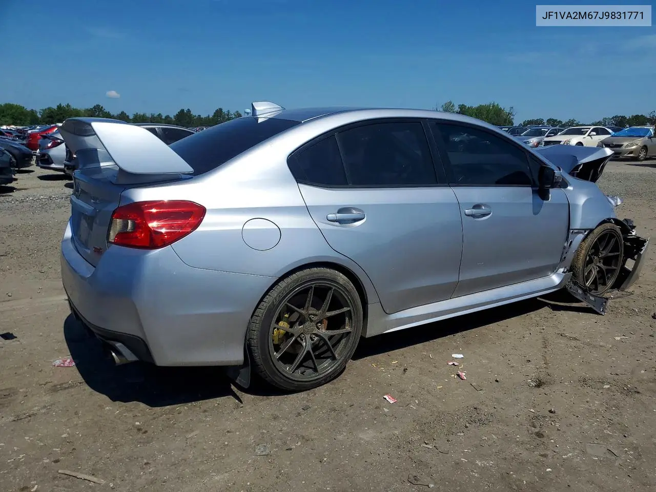 2018 Subaru Wrx Sti VIN: JF1VA2M67J9831771 Lot: 60412356