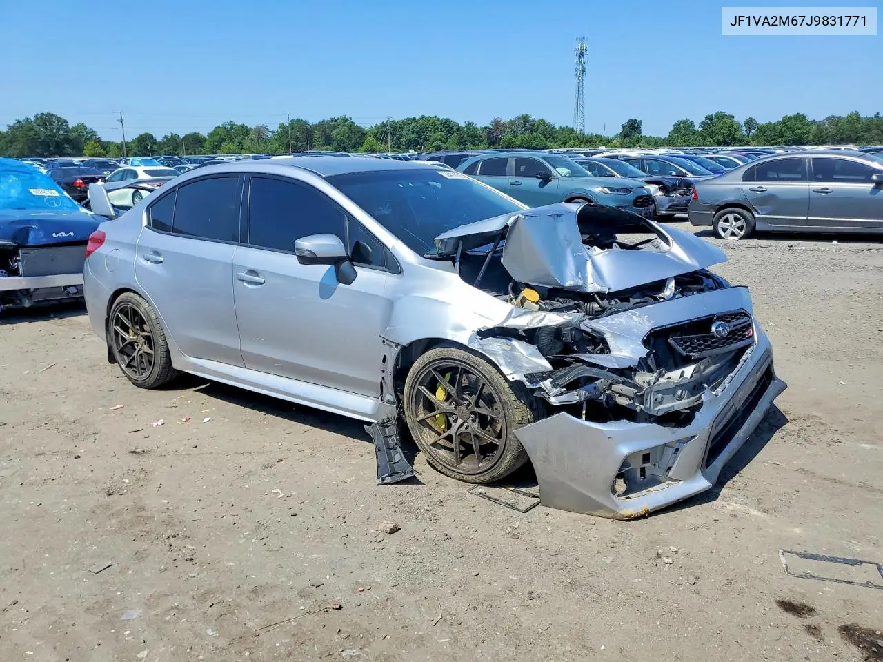 2018 Subaru Wrx Sti VIN: JF1VA2M67J9831771 Lot: 60412356