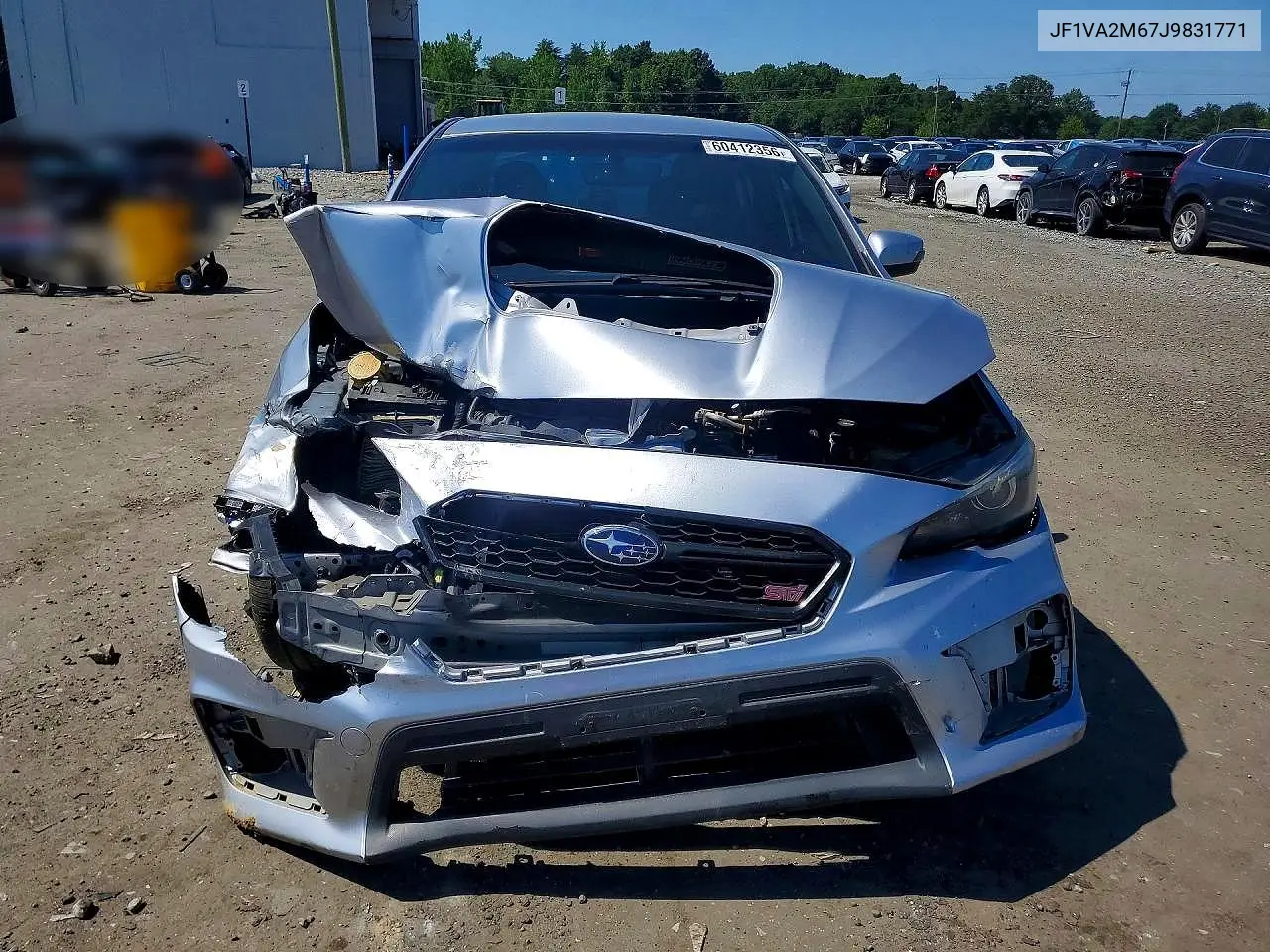 2018 Subaru Wrx Sti VIN: JF1VA2M67J9831771 Lot: 60412356