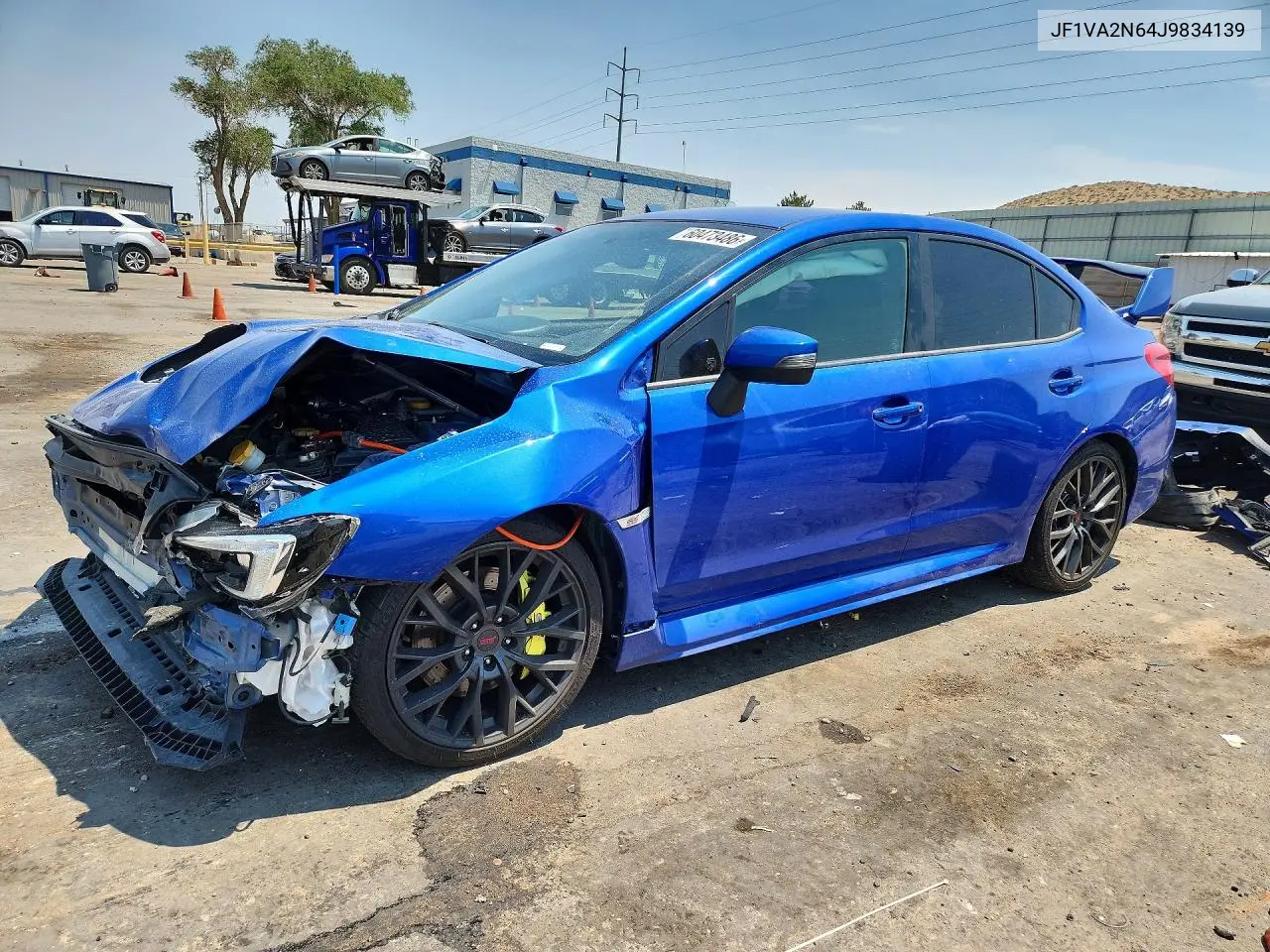 2018 Subaru Wrx Sti VIN: JF1VA2N64J9834139 Lot: 60473486