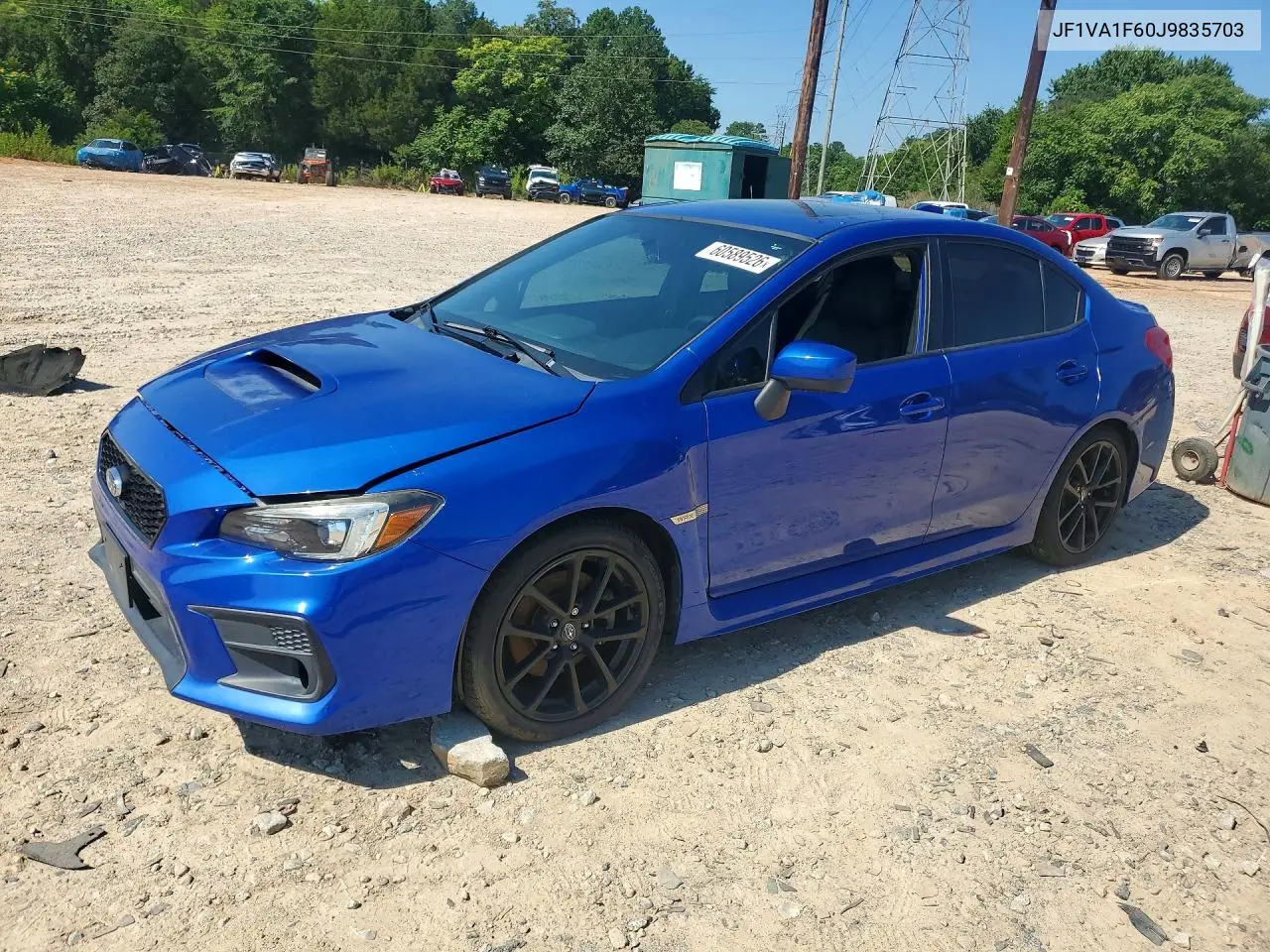 2018 Subaru Wrx Limited VIN: JF1VA1F60J9835703 Lot: 60589526