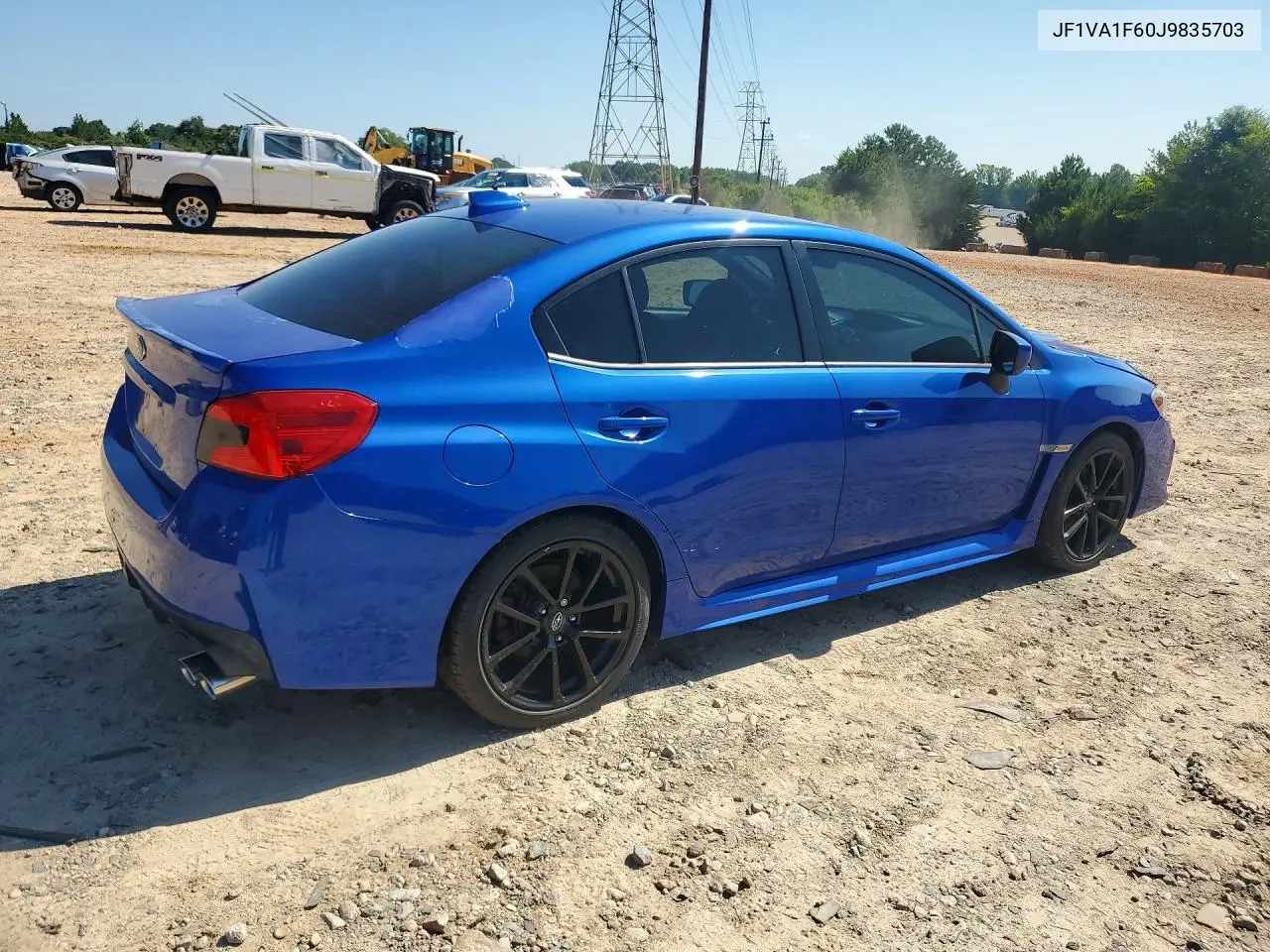 2018 Subaru Wrx Limited VIN: JF1VA1F60J9835703 Lot: 60589526