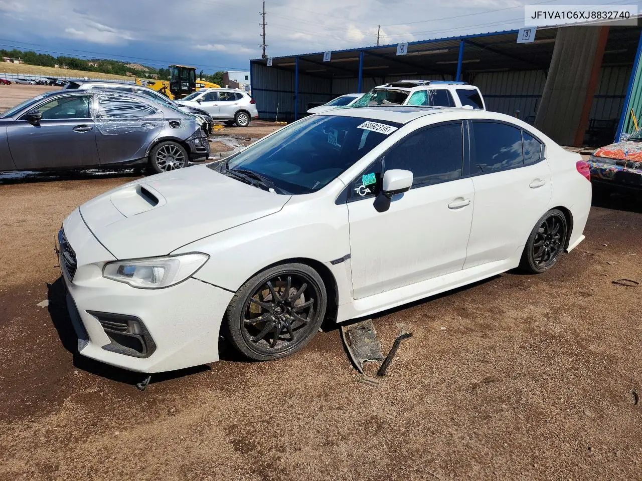 2018 Subaru Wrx Premium VIN: JF1VA1C6XJ8832740 Lot: 60592316