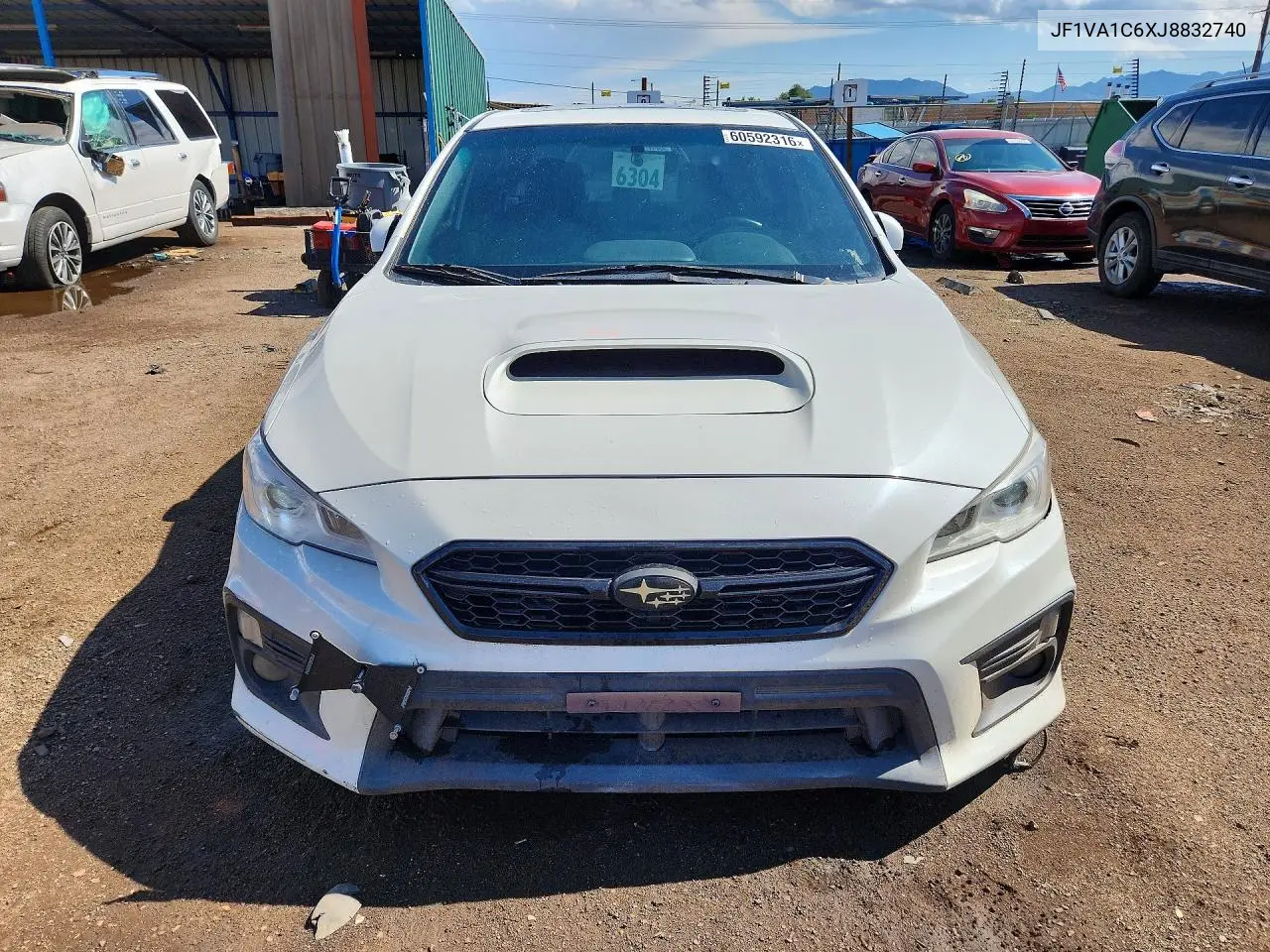 2018 Subaru Wrx Premium VIN: JF1VA1C6XJ8832740 Lot: 60592316