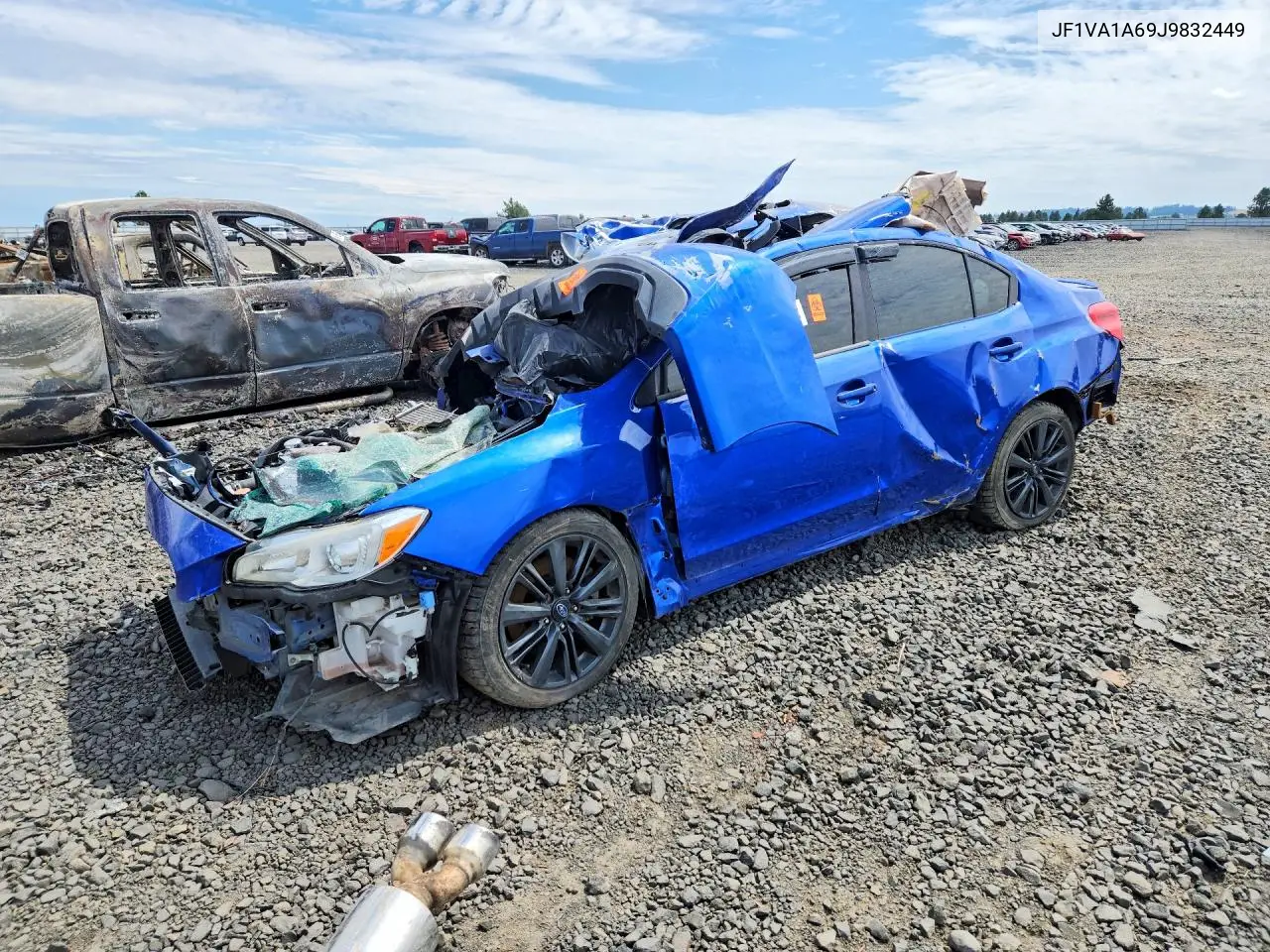 2018 Subaru Wrx VIN: JF1VA1A69J9832449 Lot: 61100736