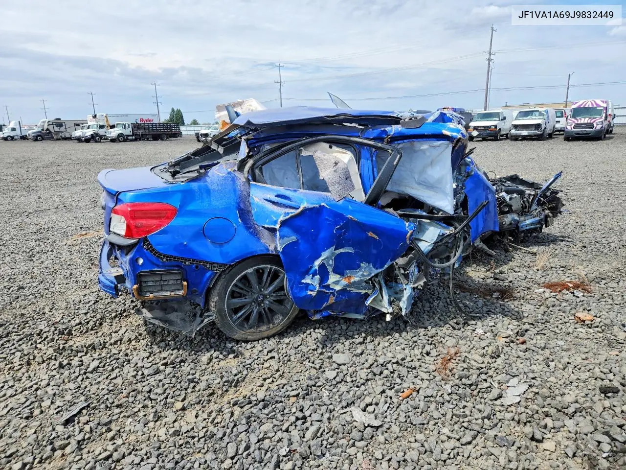 2018 Subaru Wrx VIN: JF1VA1A69J9832449 Lot: 61100736