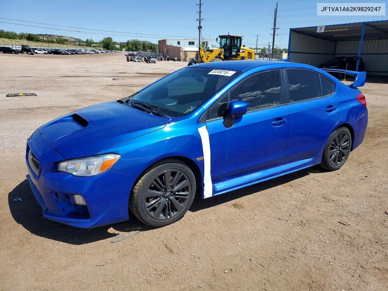 2019 Subaru Wrx VIN: JF1VA1A62K9829247 Lot: 53349216
