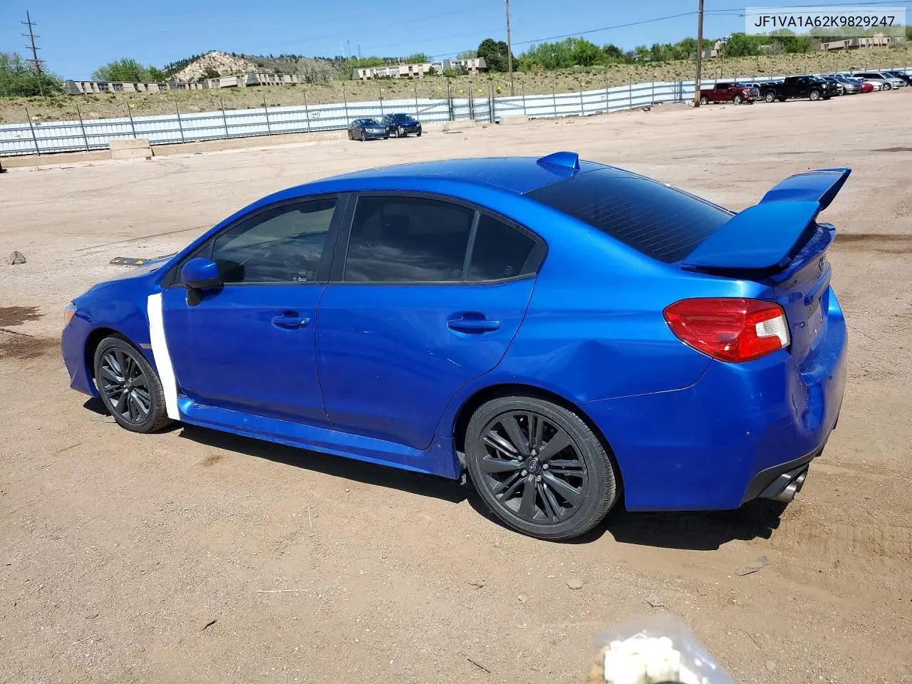 2019 Subaru Wrx VIN: JF1VA1A62K9829247 Lot: 53349216